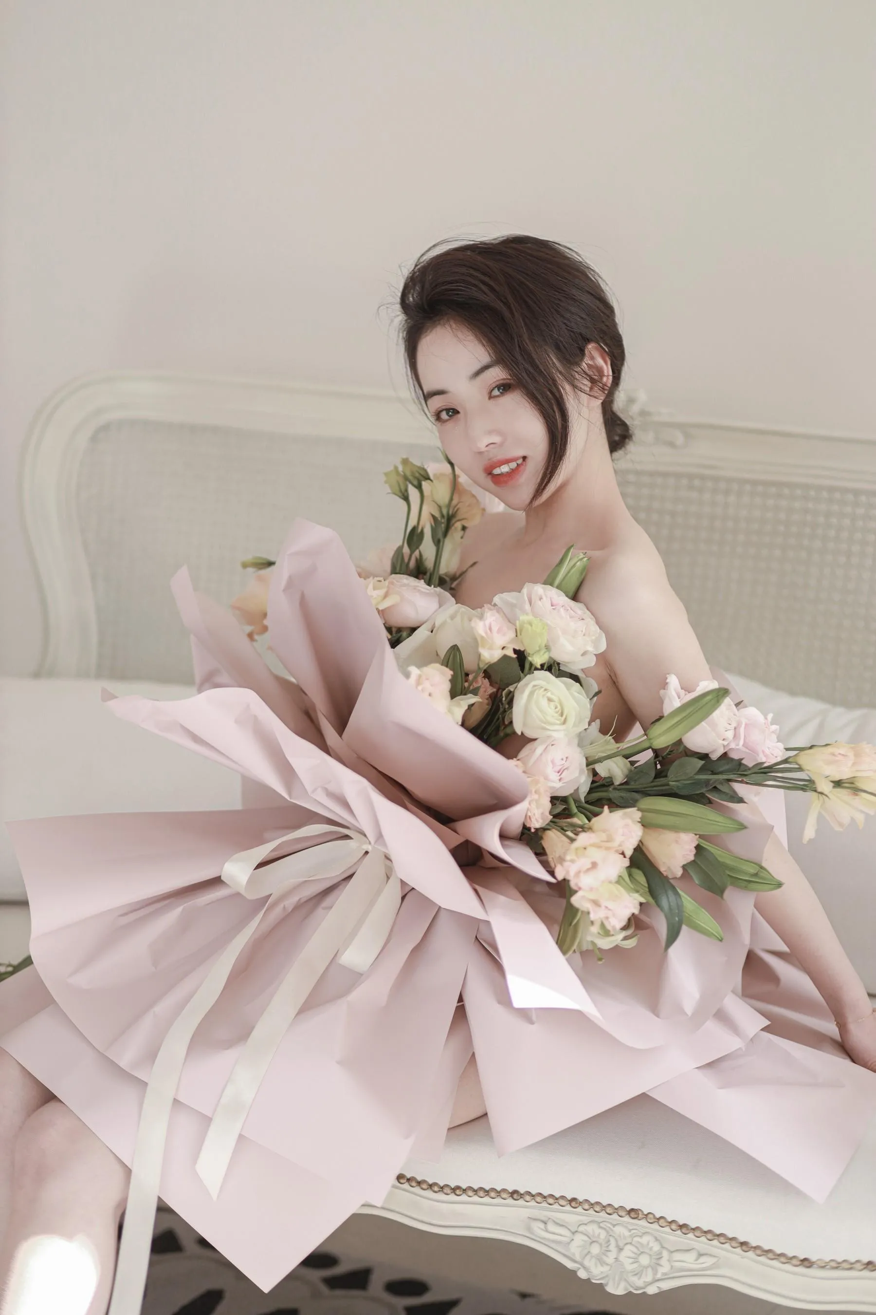 [艺图语] 2022.07.02 花与少女 小朱 [36P]插图7